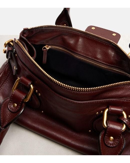 Chloé Brown Paddington Leather Shoulder Bag