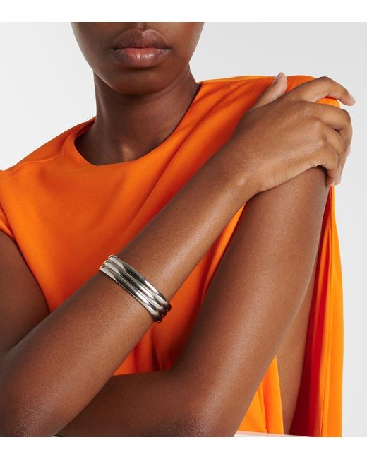 Jennifer Behr White Kallie Cuff Bracelet