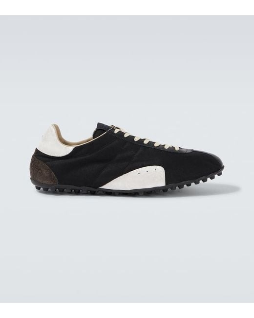 Sneakers Sprinters Con Pelle di Maison Margiela in Black da Uomo