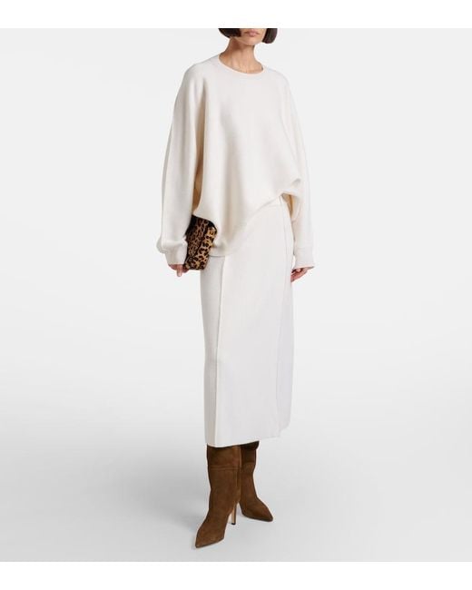Lisa Yang White Haily Cashmere Sweater