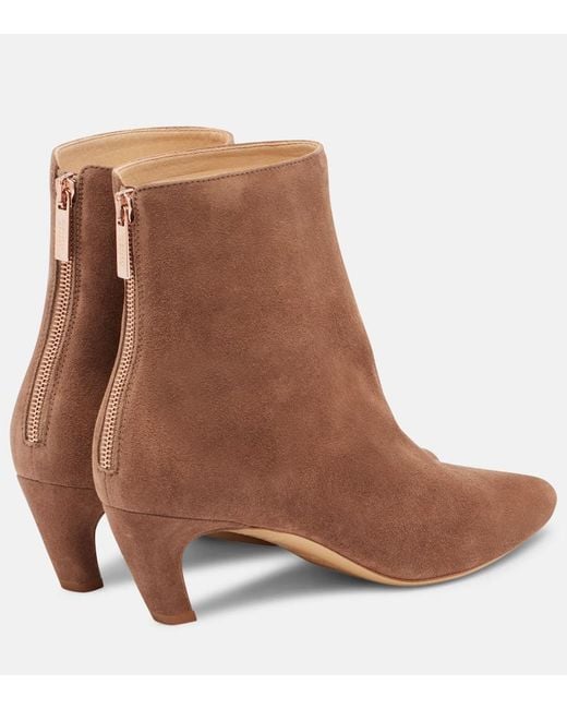 Gabriela Hearst Brown Clayton Suede Ankle Boots