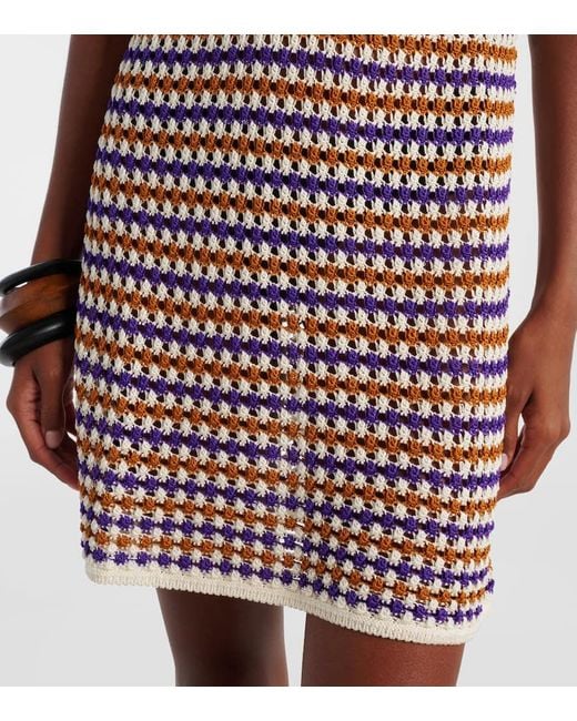 Eres White Minikleid Inedite Aus Einem Baumwollgemisch