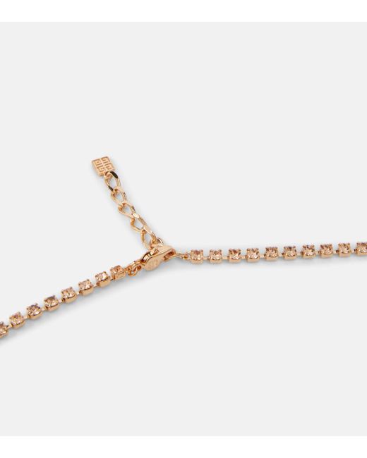 Givenchy Metallic 4g Crystal-embellished Necklace