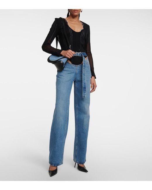 Y. Project Black Trimmed Bodysuit