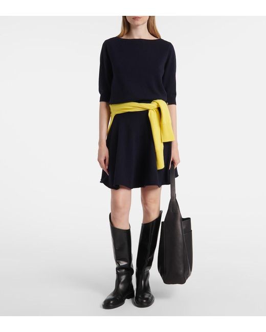 Extreme Cashmere Blue Marianne Cashmere Top