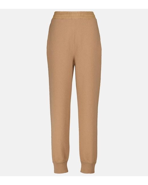 Moncler Natural Wool And Cashmere Sweatpants