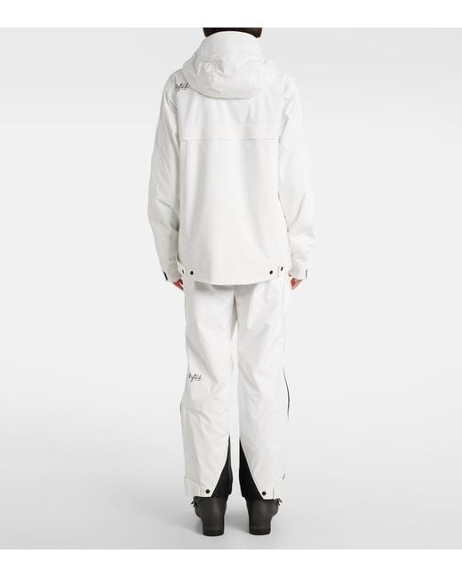 Aztech Mountain White Hayden 3L Half-Zip Hoodie