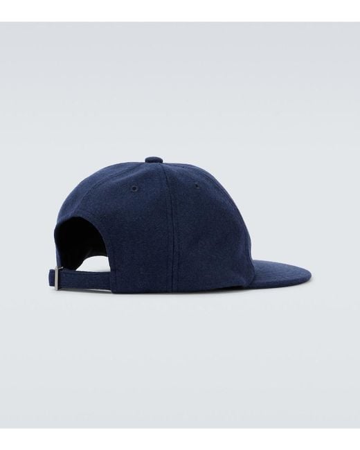 Jacquemus Blue Wool-Blend Baseball Cap for men