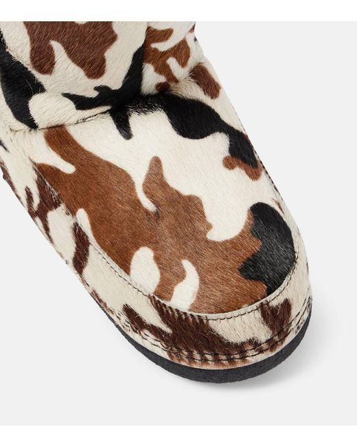 Botas De Nieve Cowboy Print Inuikii de color Brown