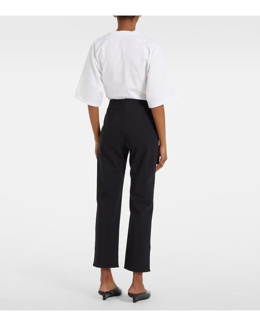 Rohe Blue Scuba Cropped Slim Pants