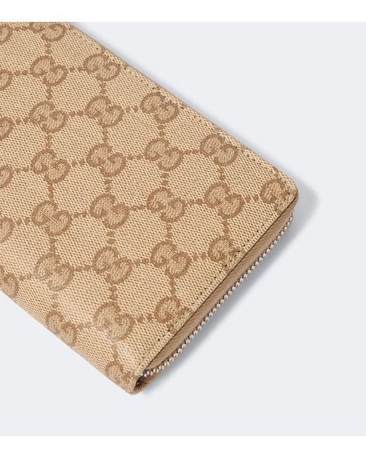 Gucci Natural Essence Classic Gg Canvas Wallet for men