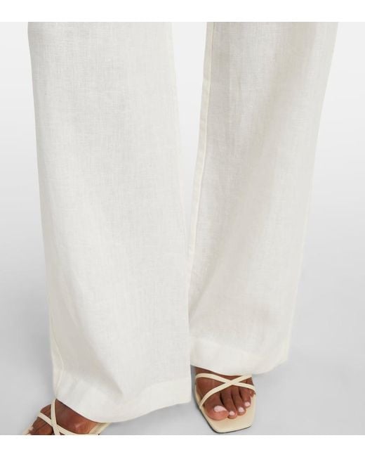 Pantaloni Regular Ilride di Faithfull The Brand in White
