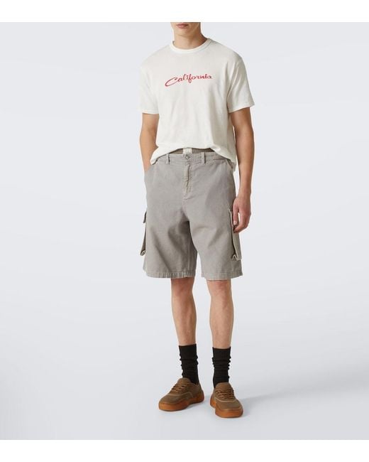 ERL Brown Canvas Low-Top Sneakers for men