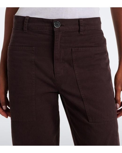 Velvet Brown Brylie Barrel-Leg Jeans