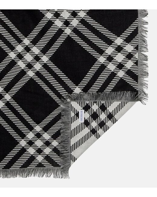 Sciarpa Check di Burberry in Black