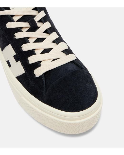 Hogan Blue Crosswind Leather Sneakers