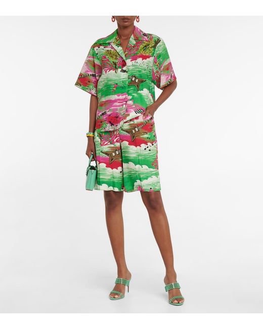 Christian Louboutin Green Sandalen Spike Only 85 Mit Lackleder