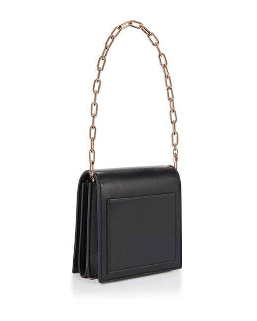 Gabriela Hearst Black Fiona Leather Clutch