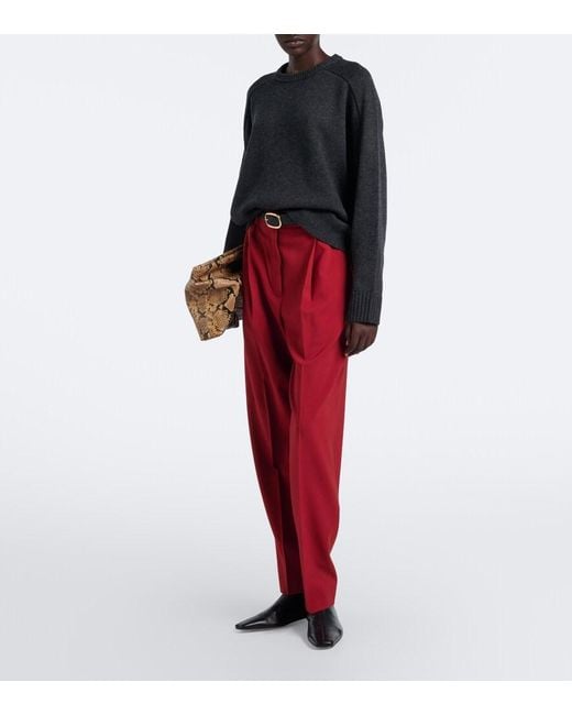 Loulou de Saison Black Breha Wool And Cashmere Sweater