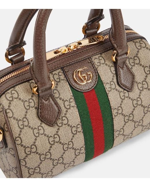Gucci Brown Mini Ophidia Tote Bag
