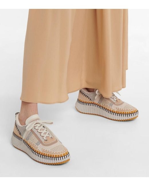 Chloé Natural Nama Sneaker