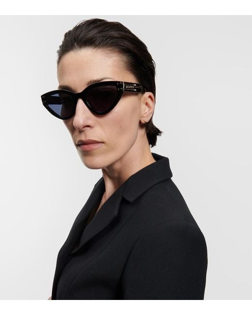 Dior Blue Diorsignature B2u Cat-eye Sunglasses