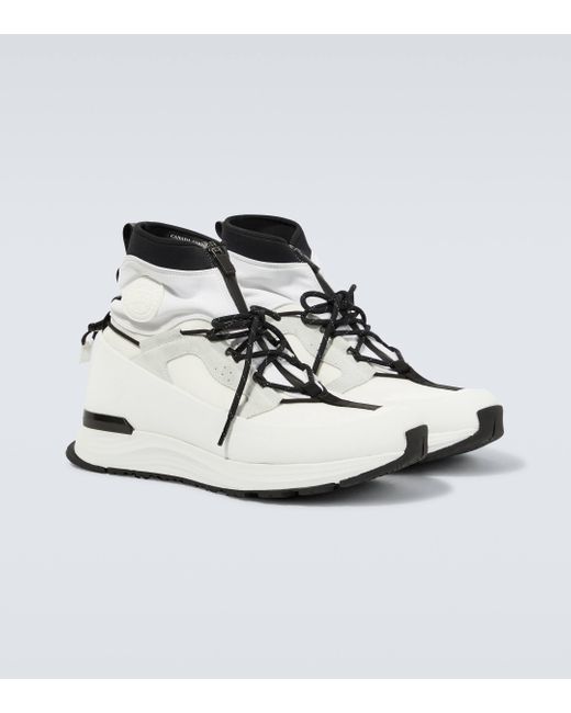 Canada Goose White Glacier Trail High-top Sneakers for men