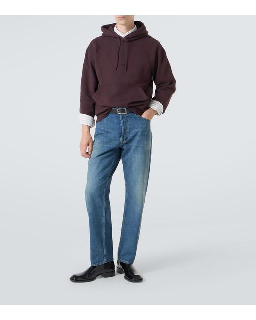 Jeans Rectos Mick De Tiro Medio Saint Laurent de hombre de color Blue
