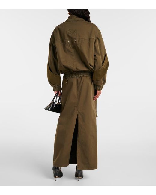 Bomber De Denim Blumarine de color Green