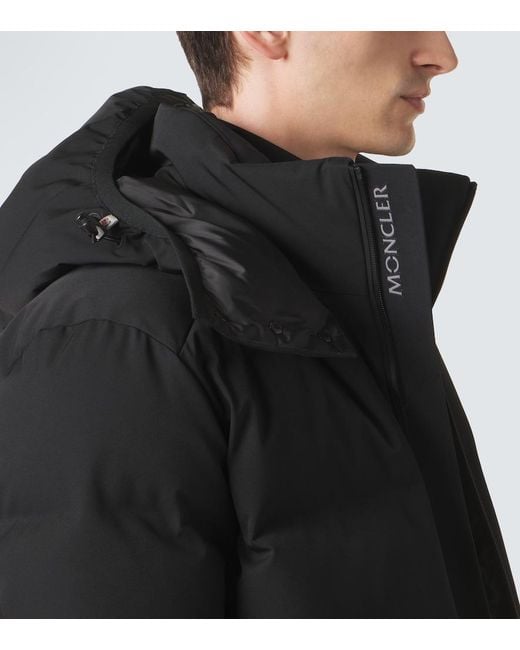 Moncler Black Montgetech Hooded Down Ski Jacket for men
