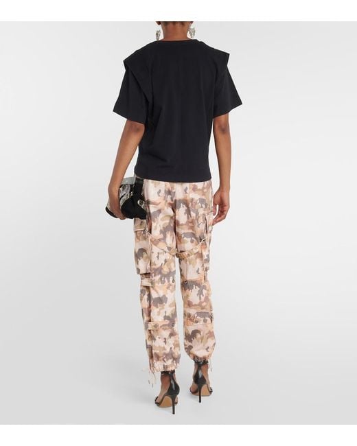 Isabel Marant Black Zelitos Cotton Top