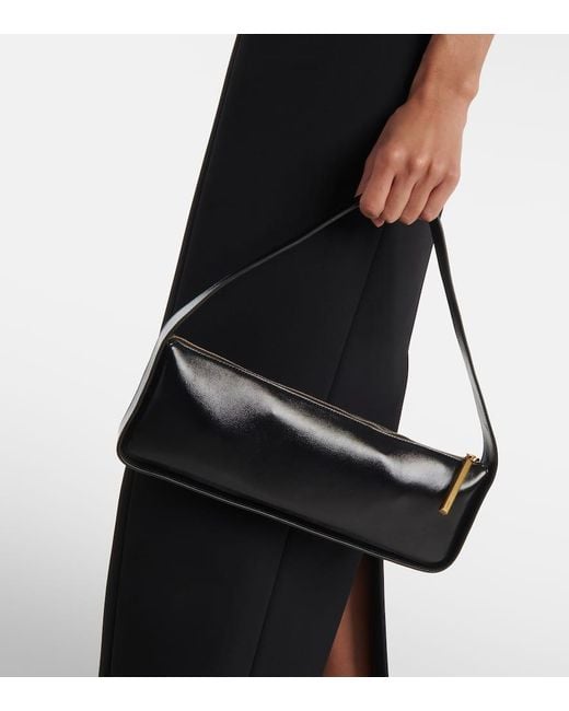 Khaite Black Lori Baguette Bag
