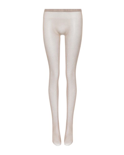 Gucci Crystal-embellished Tights in Pink