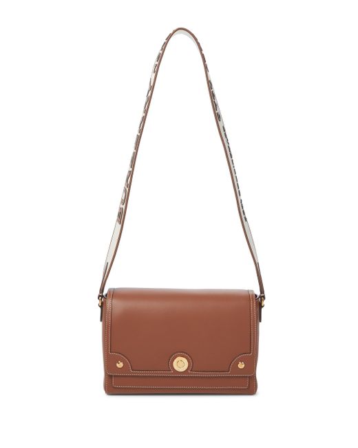 Burberry Note Medium Leather Shoulder Bag in Brown - Lyst