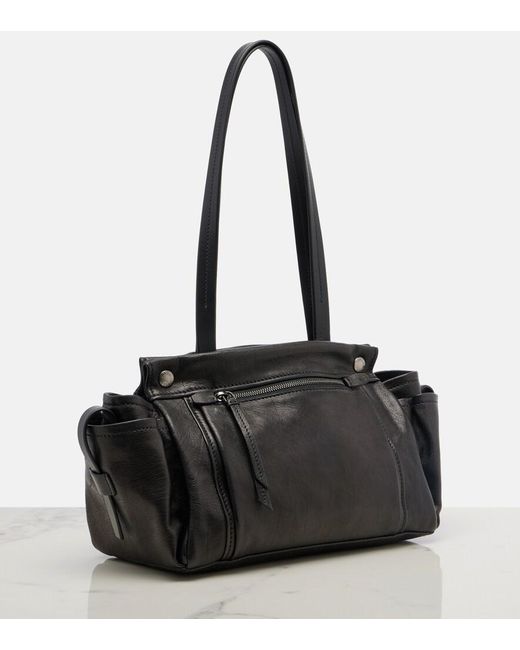 Prada Black Route Leather Tote Bag