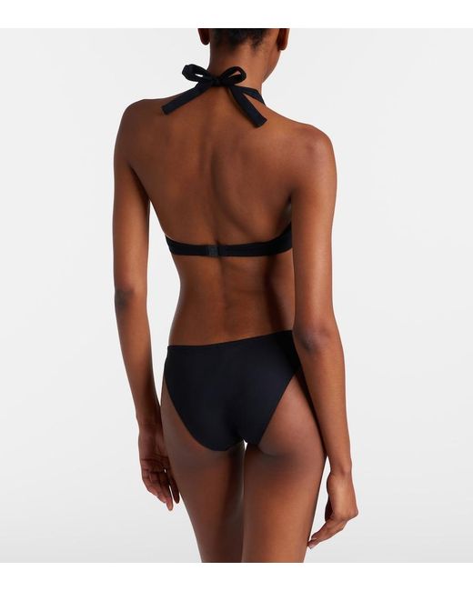 Top De Bikini Float Eres de color Black