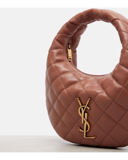 Saint Laurent Brown Tote Bag Icarino Aus Leder