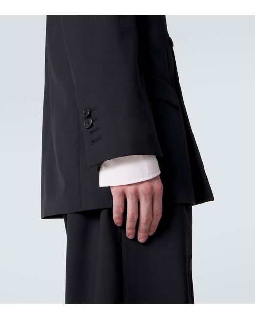 The Row Blue Mazzy Double-Breasted Wool Blazer for men