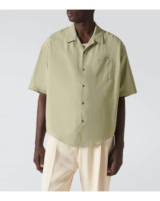 Camisa bowling Ami de Coeur de algodon AMI de hombre de color Green