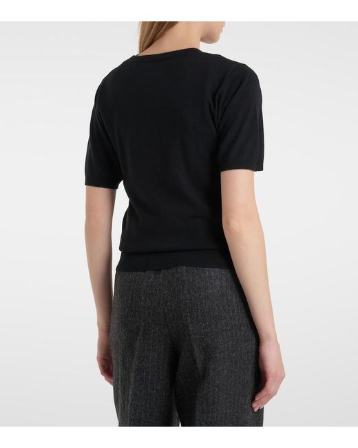 Extreme Cashmere Black N°416 Noor Wool And Cashmere Sweater