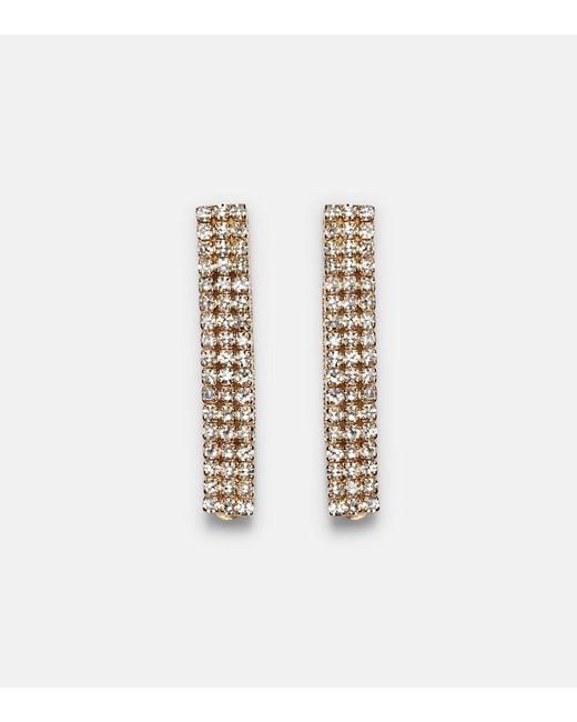 SHAY White 18Kt Hoop Earrings With Diamonds