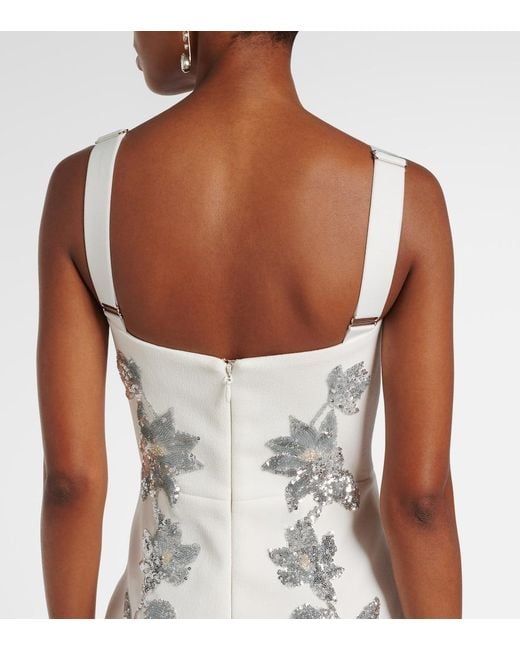 Rebecca Vallance White Bridal Lucilla Embellished Gown
