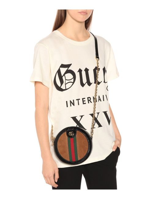 gucci ophidia mini round shoulder bag
