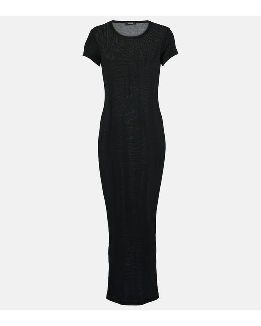 Wardrobe NYC Black Cotton Maxi Dress