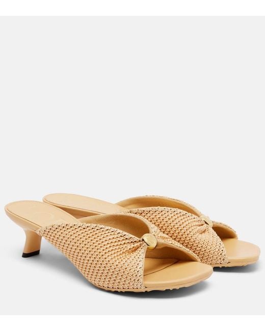 Loewe Natural Paula's Ibiza Pebble Soft Mules