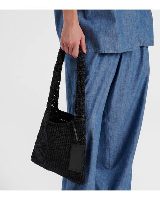 The Row Black Schultertasche Didion