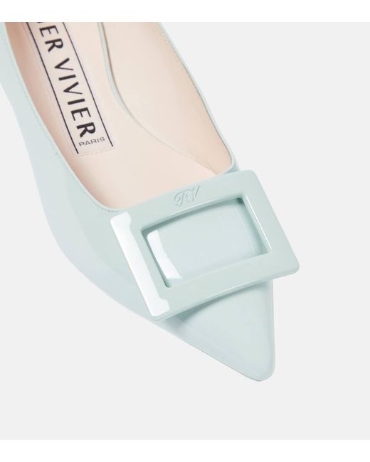 Bailarinas Gommettine De Charol Roger Vivier de color Blue