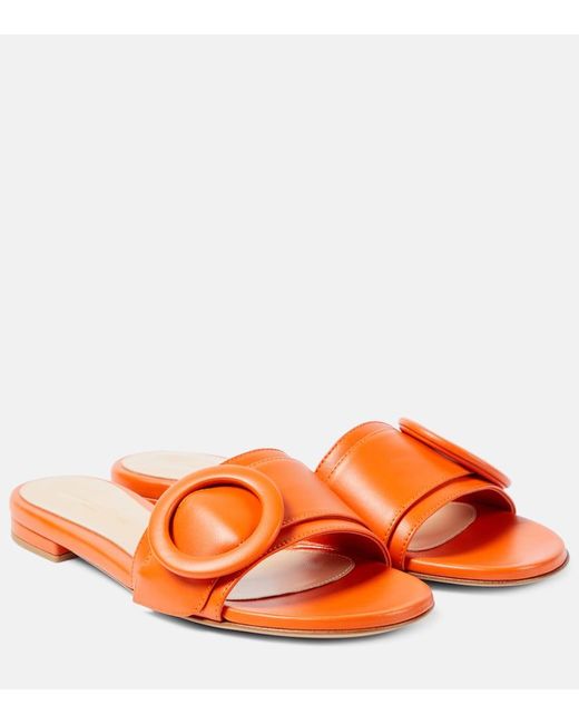 Sandali in pelle di Gianvito Rossi in Orange