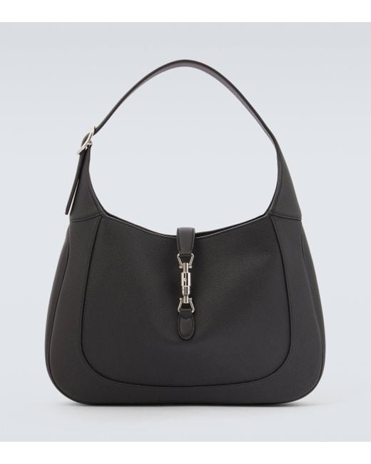 Gucci Black Jackie Large Leather Shoulder Bag for men