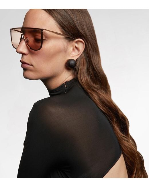 Alaïa Natural Shield Sunglasses